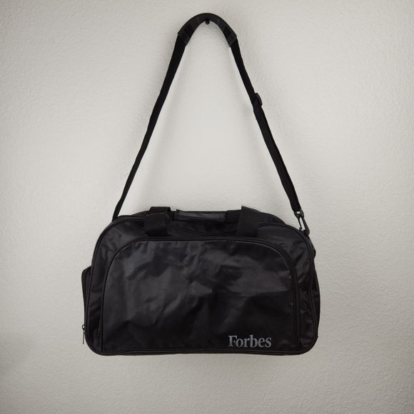 FORBES Black Duffle/ Gym Bag - Picture 1 of 9